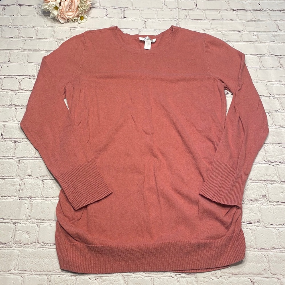 Motherhood Maternity Burnt Orange Sweater